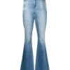 View 1 of 1 L`AGENCE Flared Jeans With Lightened Effect in Blue