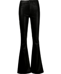 View 1 of 1 L'Agence Marty Flared Denim Jeans in Black