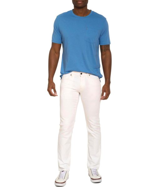 View 4 of 5 Robert Graham Kilmer Denim in White